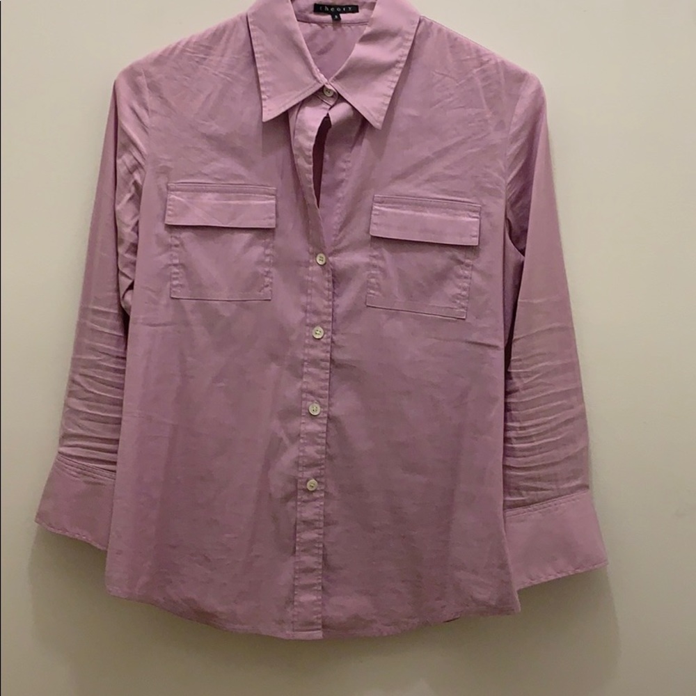 Theory 3/4 sleeve button down